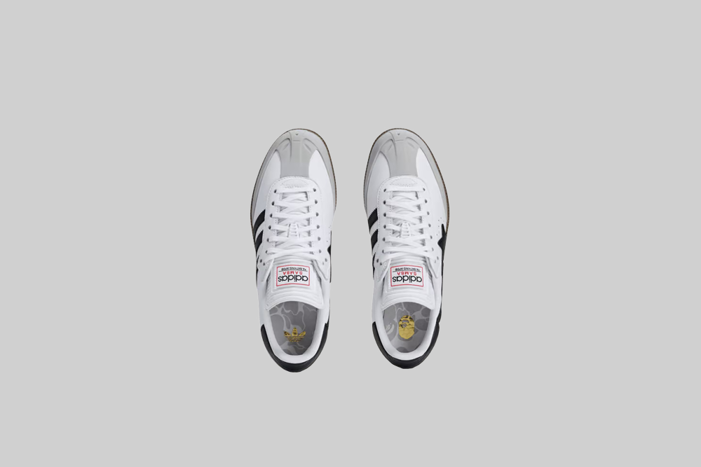adidas x BAPE Samba 'White Black Gum' - JR9245 FTW - SNEAKERS - UNISEX - ADULT - QS - FA - 25 en Lust México