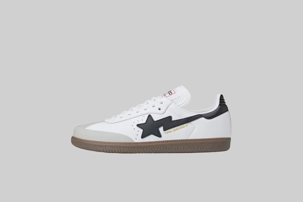 adidas x BAPE Samba 'White Black Gum' - JR9245 FTW - SNEAKERS - UNISEX - ADULT - QS - FA - 25 en Lust México