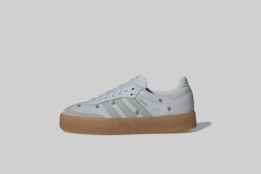 Women's adidas Sambae 'Cloud White and Linen Green'