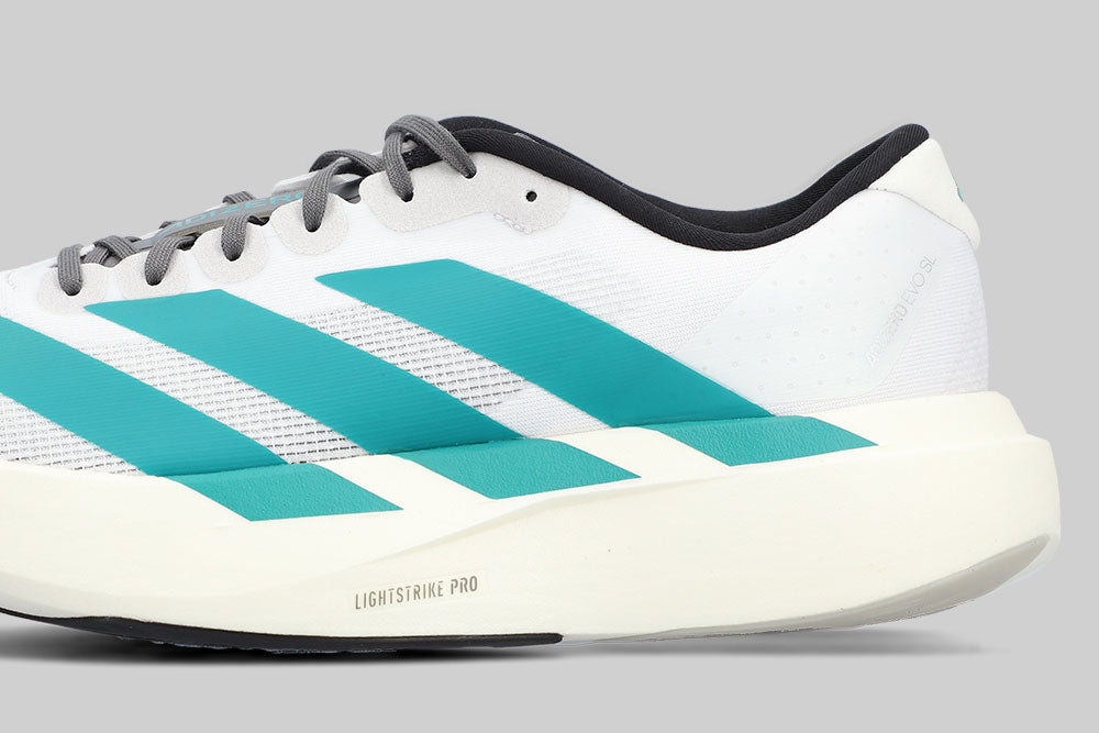 adidas Adizero EVO SL 'Cloud White and Pure Teal'