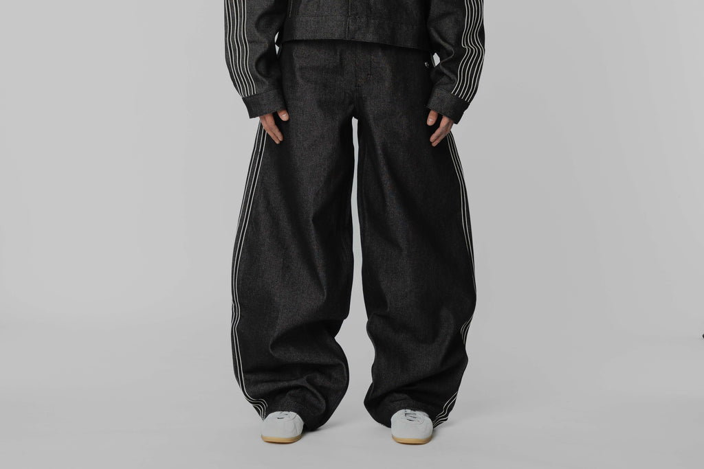 adidas Black Premium Essentials Denim Pants - JV7773