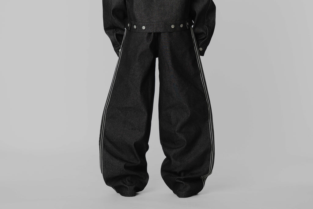 adidas Black Premium Essentials Denim Pants - JV7773