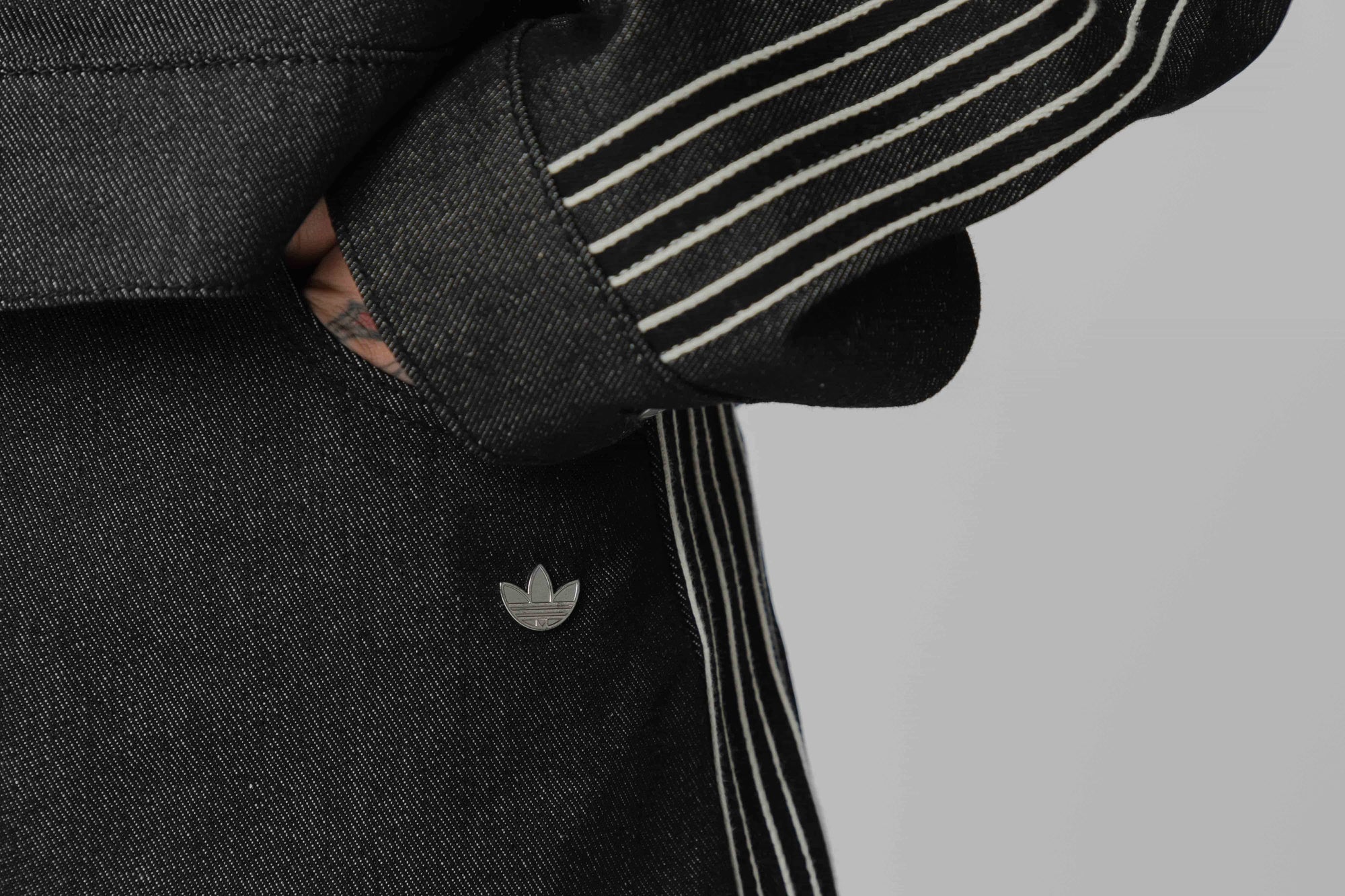adidas Black Premium Essentials Denim Pants - JV7773