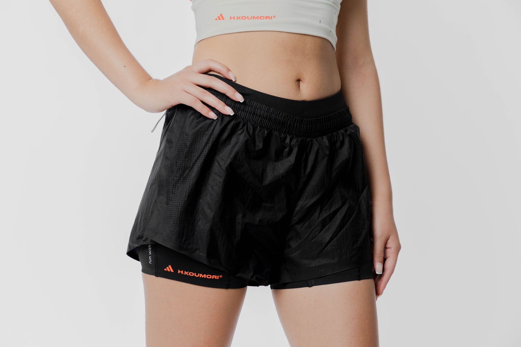 Women's adidas x H.Koumori Running 2-In-1 Shorts