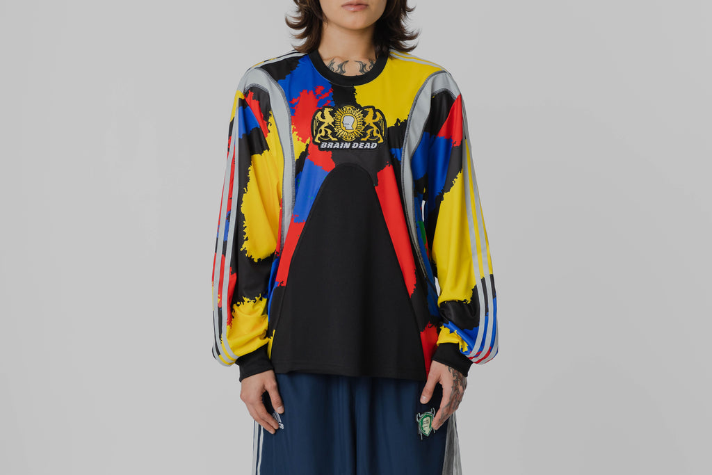 adidas x Brain Dead Graphic Printed LS - JY7958