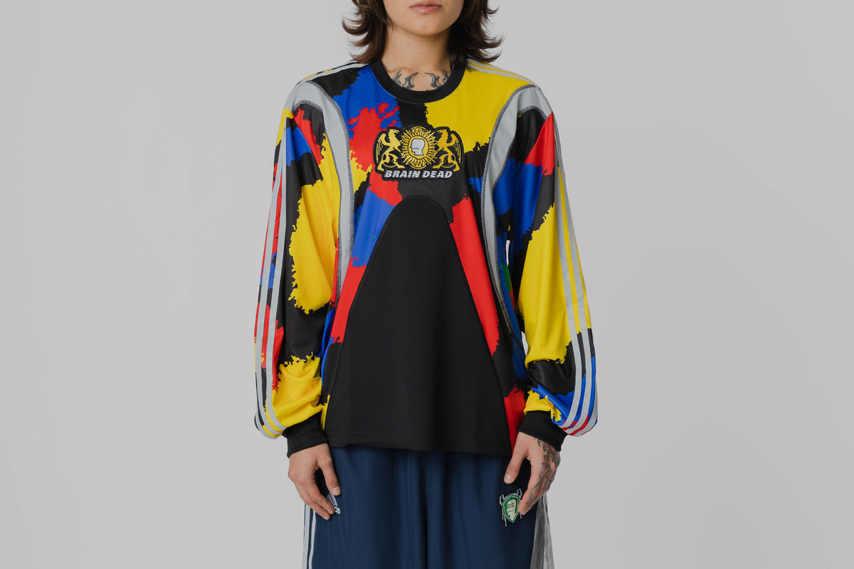 adidas x Brain Dead Graphic Printed LS - JY7958