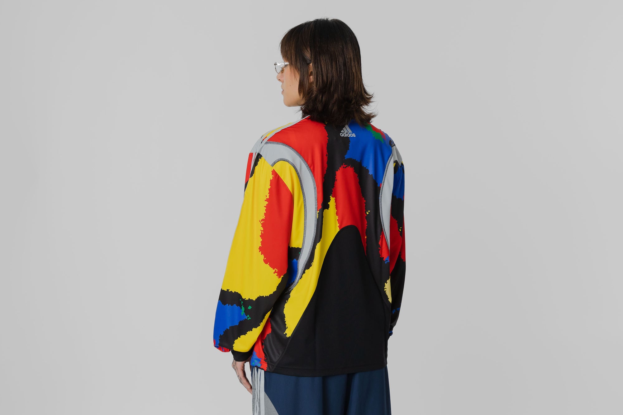 adidas x Brain Dead Graphic Printed LS - JY7958