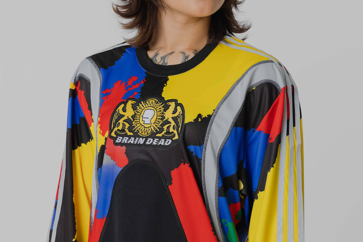 adidas x Brain Dead Graphic Printed LS - JY7958