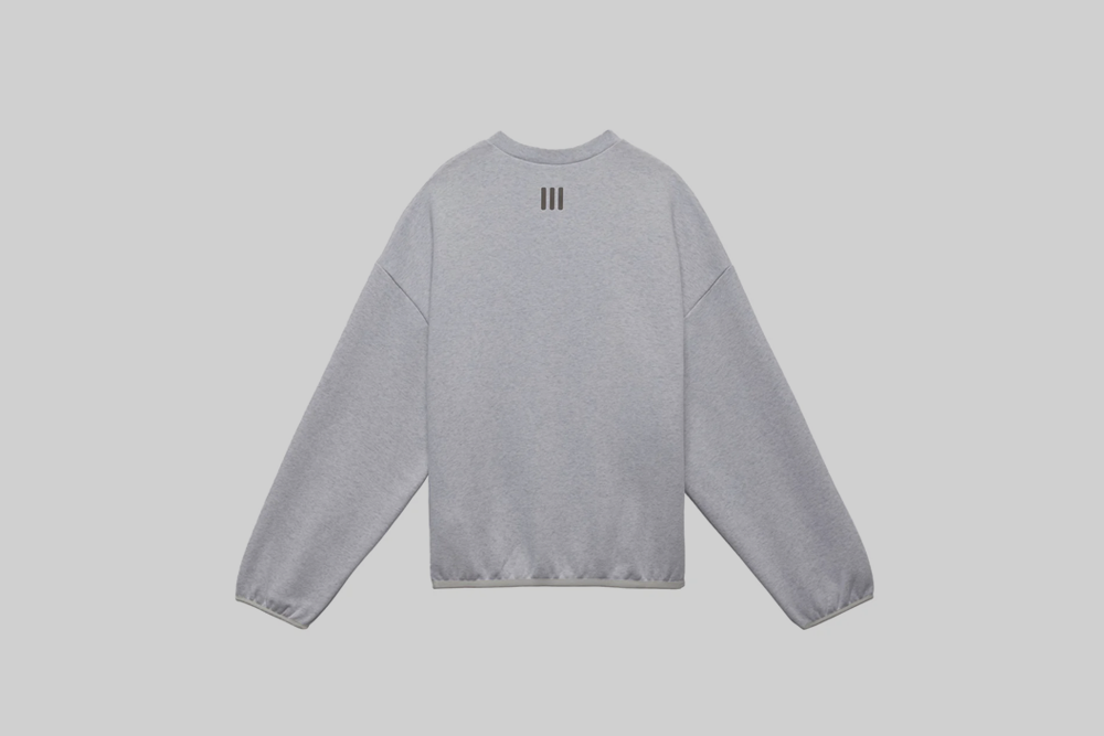 adidas Fear of God Athletics Heather Fleece Crewneck