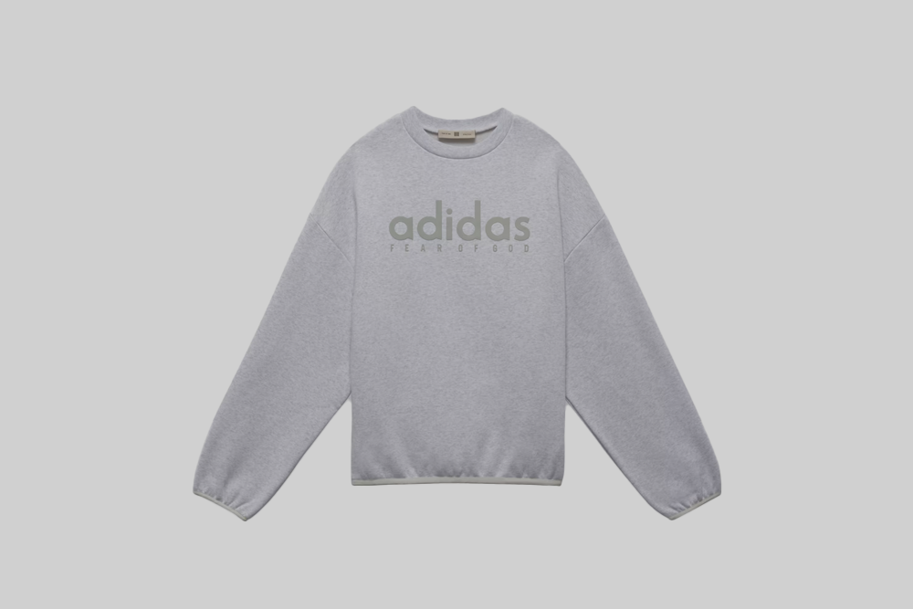 adidas Fear of God Athletics Heather Fleece Crewneck