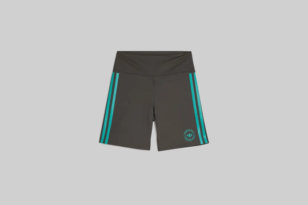 adidas x Sporty & Rich Short Legging 'Carbon' - KA0711
