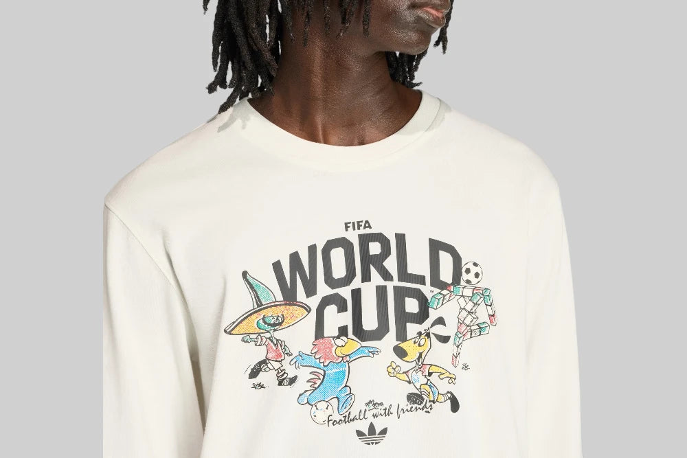 adidas Fifa World Cup 26 Mascot LS Tee - KC1320 - Lust México