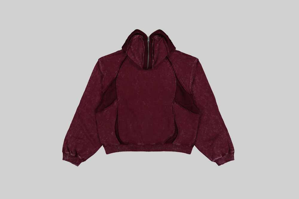 adidas x Thug Club Teamgeist Hooded Zip Up 'Maroon' - KC2210