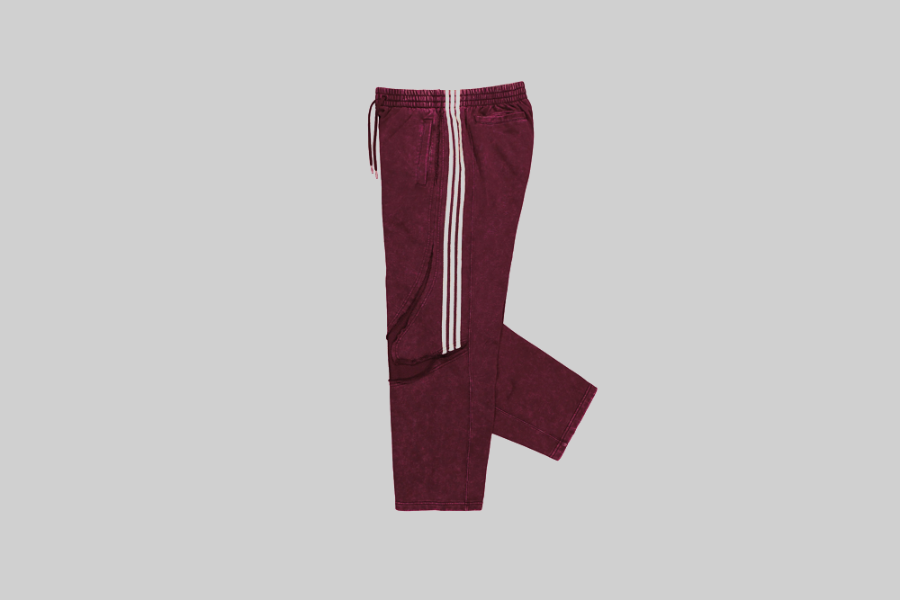adidas x Thug Club Teamgeist Sweat Pants 'Maroon' - KC2217
