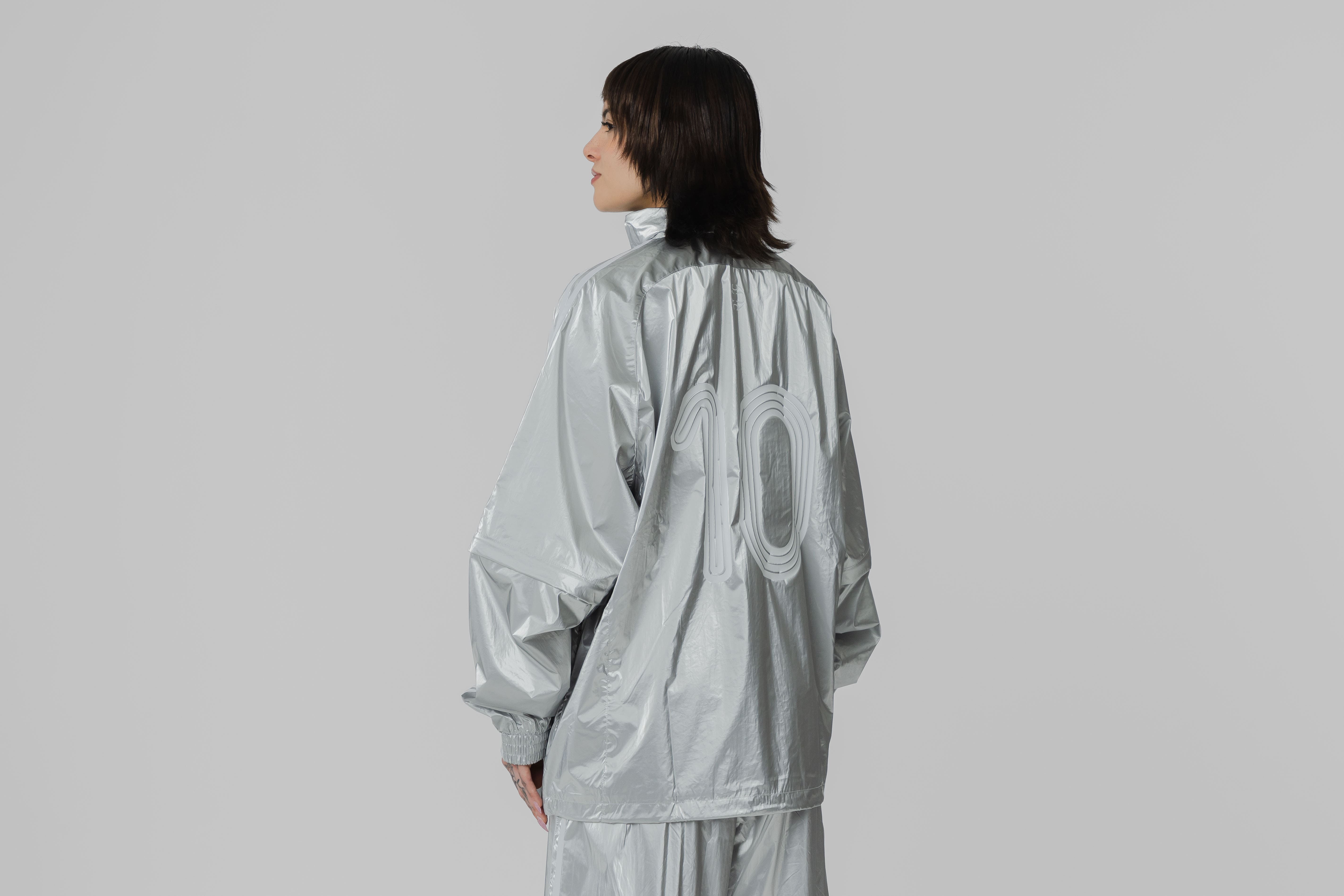 adidas Adilenium Season 4 Teamgeist Oversized Silver Track Top