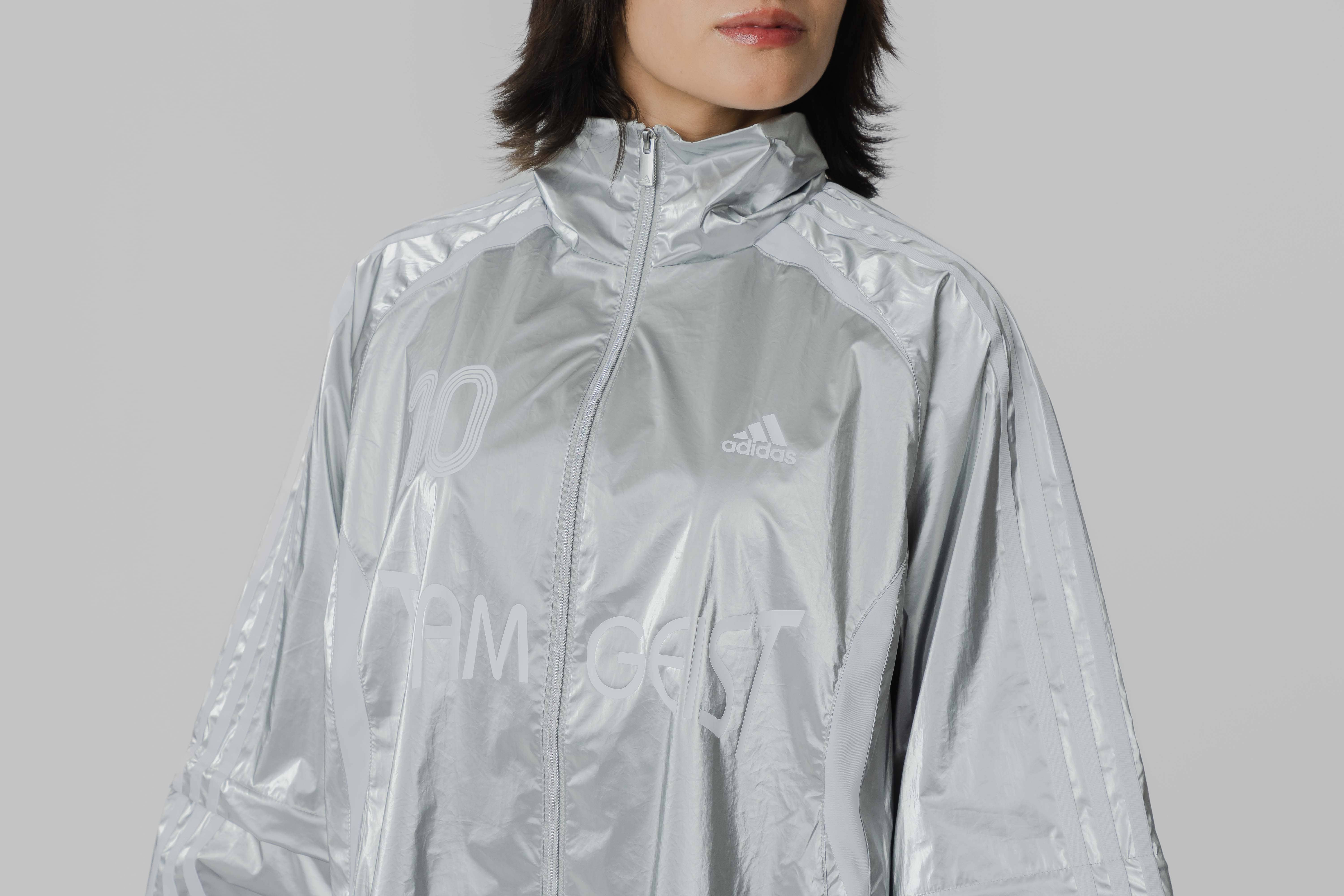 adidas Adilenium Season 4 Teamgeist Oversized Silver Track Top