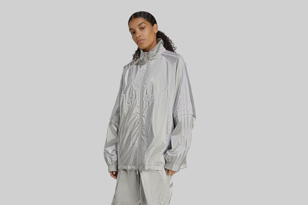 adidas Adilenium Season 4 Teamgeist Oversized Silver Track Top - KE9784