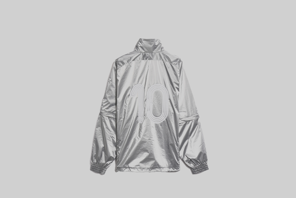 adidas Adilenium Season 4 Teamgeist Oversized Silver Track Top - KE9784
