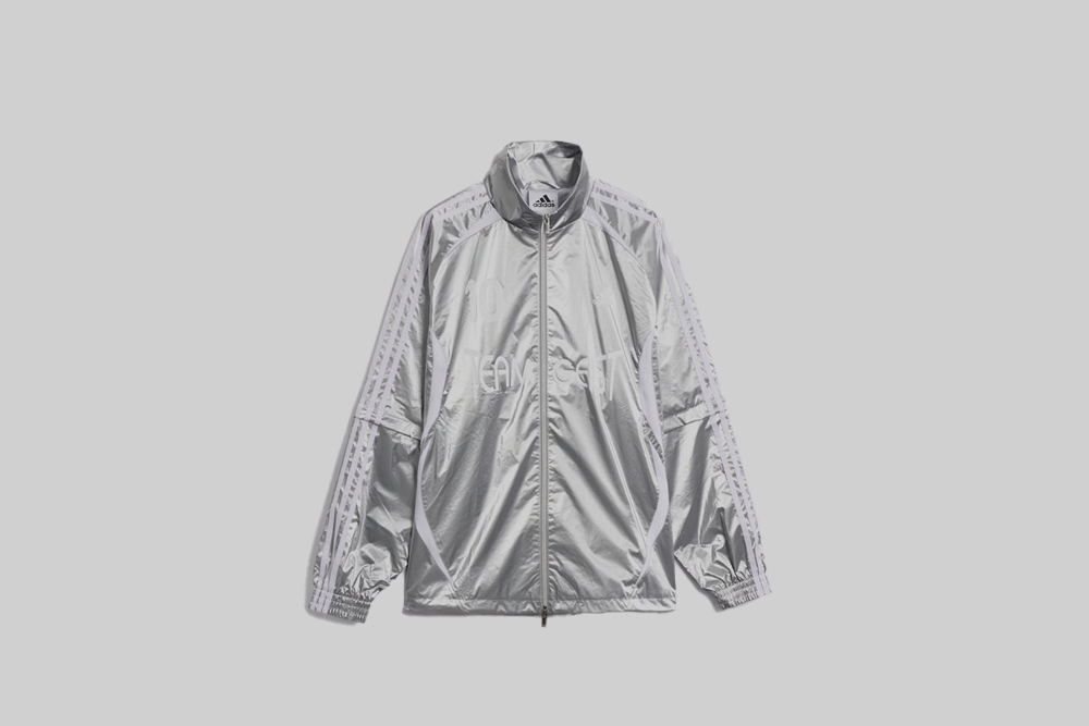adidas Adilenium Season 4 Teamgeist Oversized Silver Track Top - KE9784
