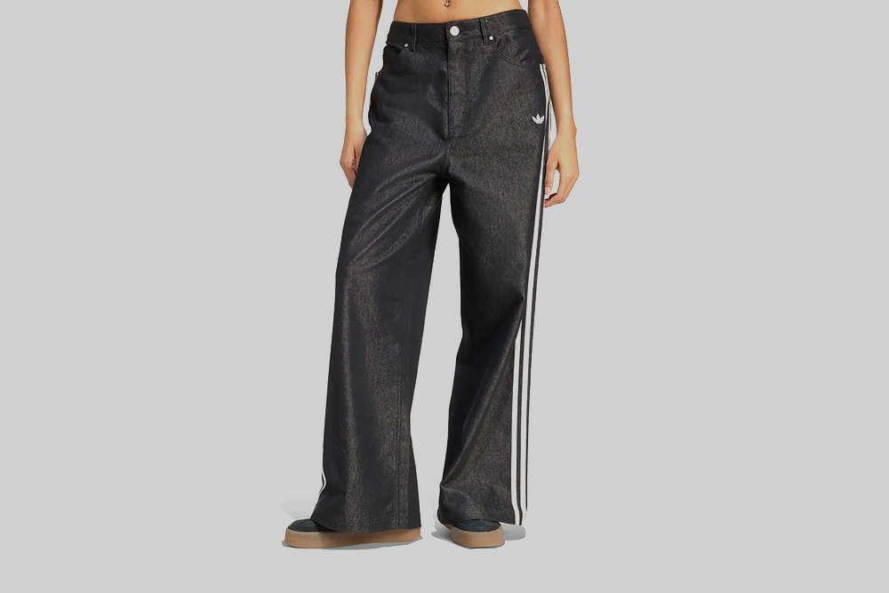 Women's adidas Adilenium Season 4 Teamgeist Baggy Shine Denim Pants - KE9799