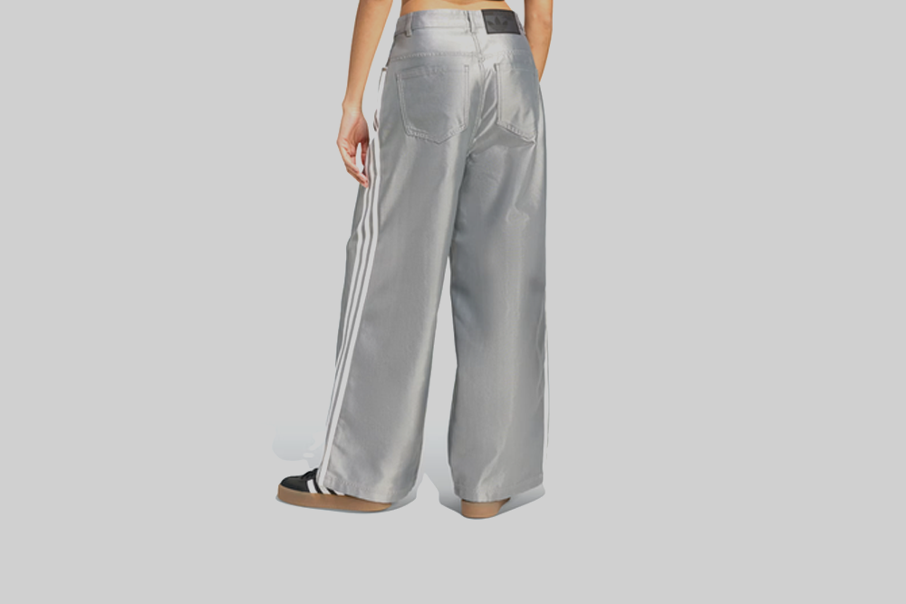 Women's adidas Adilenium Season 4 Teamgeist Baggy Shine Denim Pants - KE9800