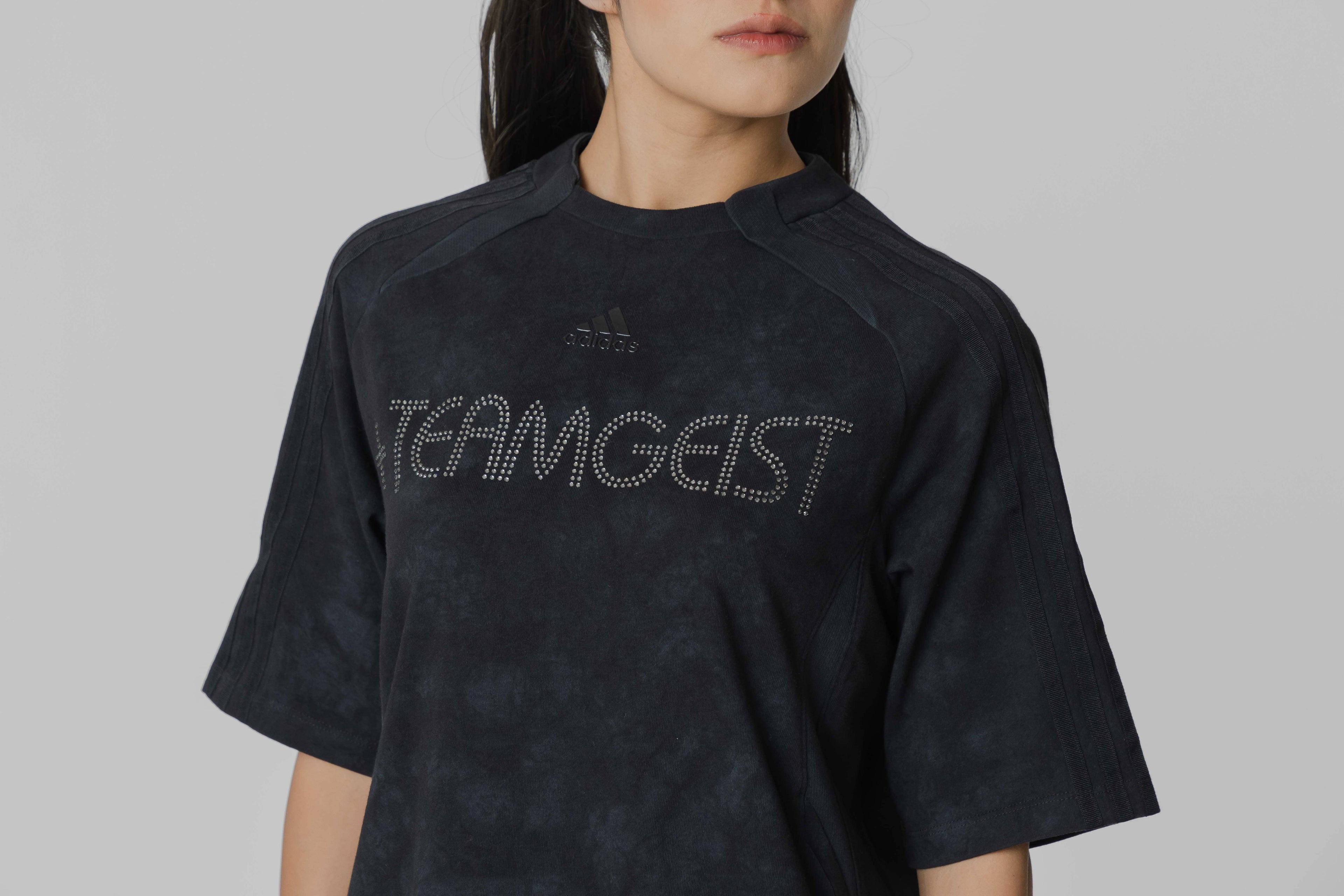 Women's adidas Adilenium Season 4 Teamgeist Washed Rhinestone Tee - KF3113 APP - TOP - UNISEX - ADULT - INLINE - FA - 25 en Lust México