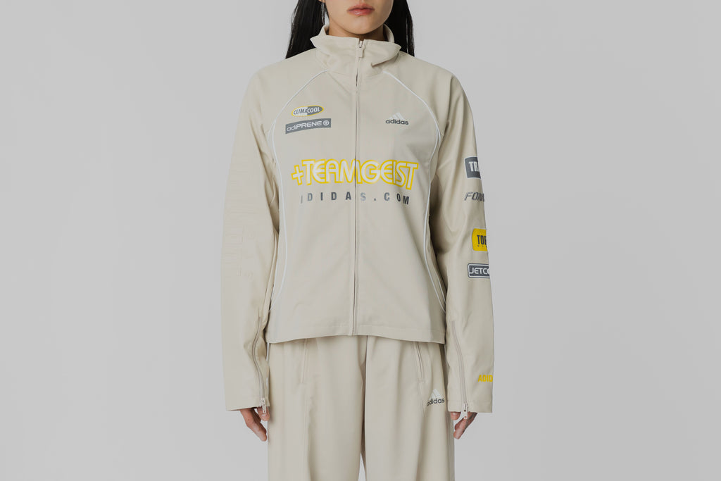 Women's adidas Adilenium Season 4 Teamgeist Faux Leather Track Top - KG0213