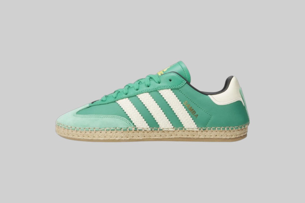 adidas x Clot by Edison Chen Samba Espadrille  'Green' - KI4326