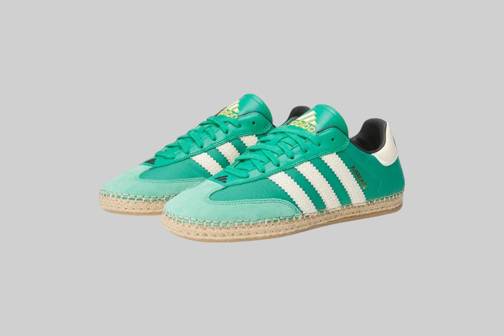 adidas x Clot by Edison Chen Samba Espadrille  'Green' - KI4326