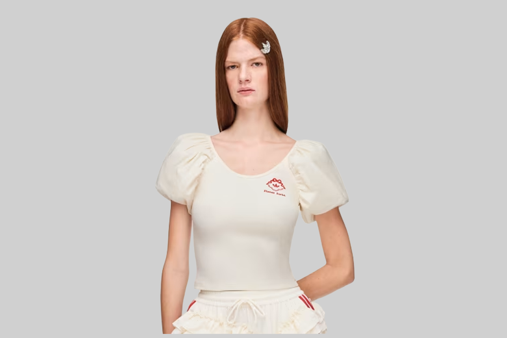 Women's adidas x Simone Rocha Puff Sleeve Tee - KQ6955 - Lust México