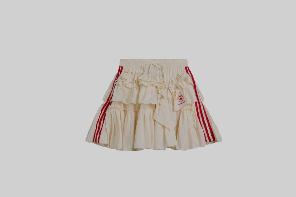 Women's adidas x Simone Rocha Frill Skirt - KQ6958 - Lust México