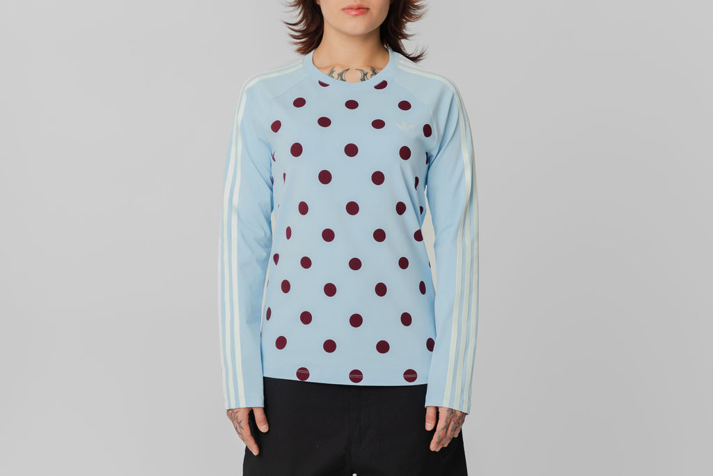 Women's adidas Polka Dots LS Top - KV1175 - Lust México