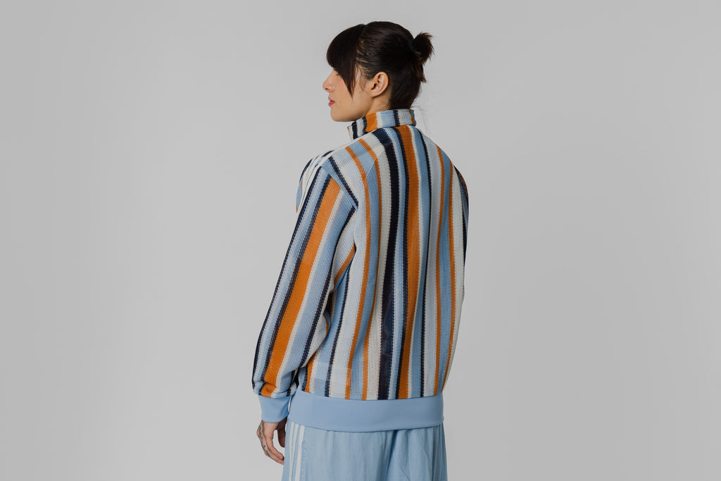 Women's adidas Summer Glow Knit Firebird Track Top - KX9473 - Lust México