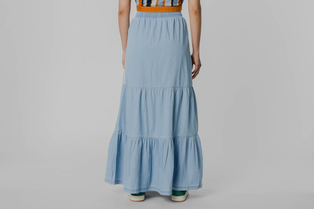 Women's adidas Denim Skirt - KY8113