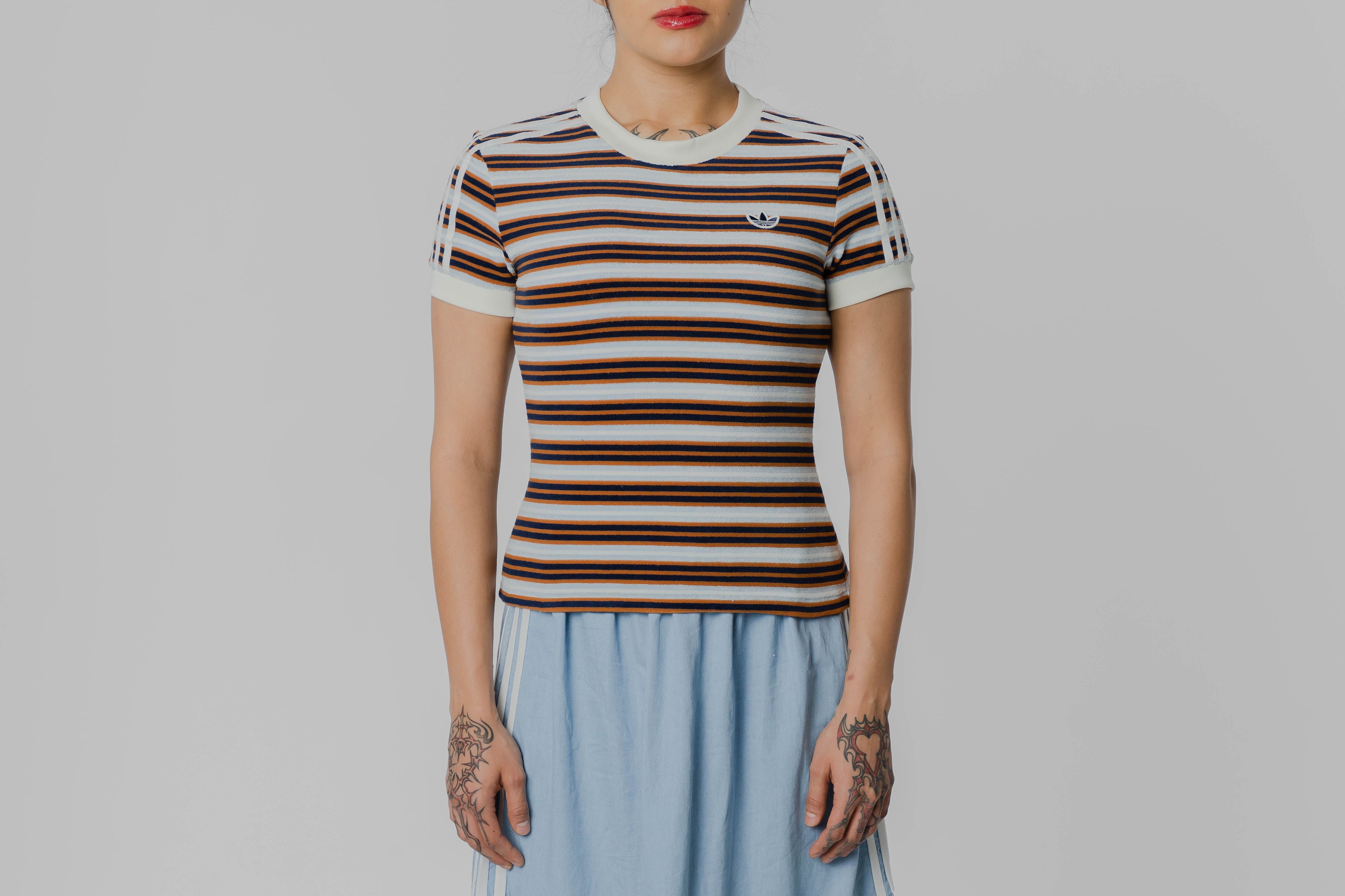 Women's adidas Striped Tee - KY8115