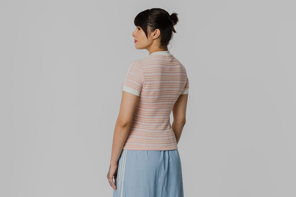 Women's adidas Summer Glow Striped Tee - KY8116 - Lust México