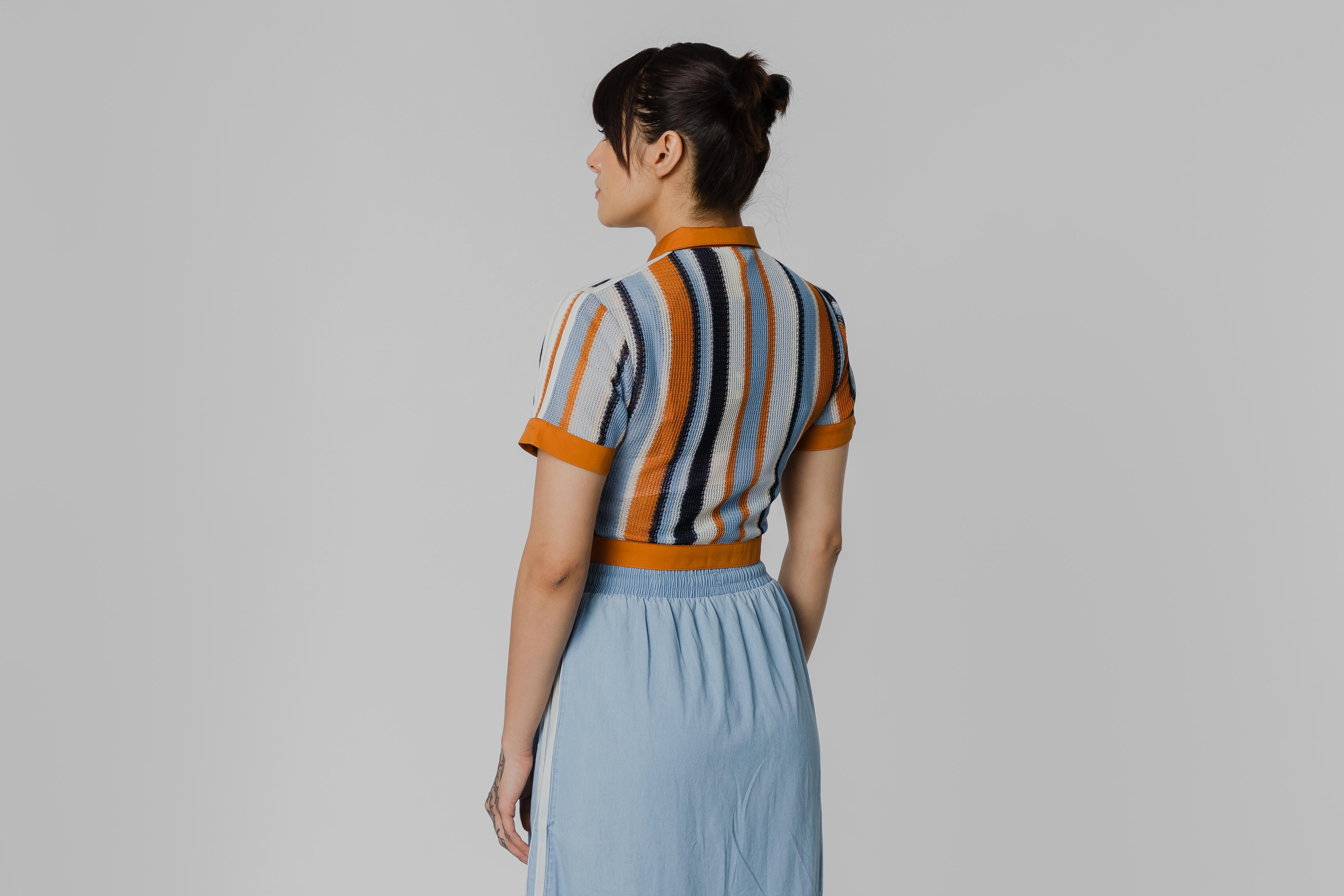 Women's adidas Summer Glow Striped Cropped - KY8139 - Lust México