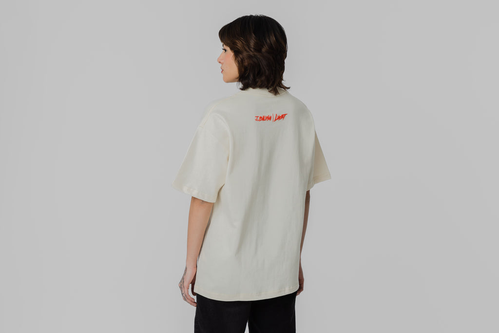 J Balvin x Lust Latino Gang Tee 'Off White' - Lust México