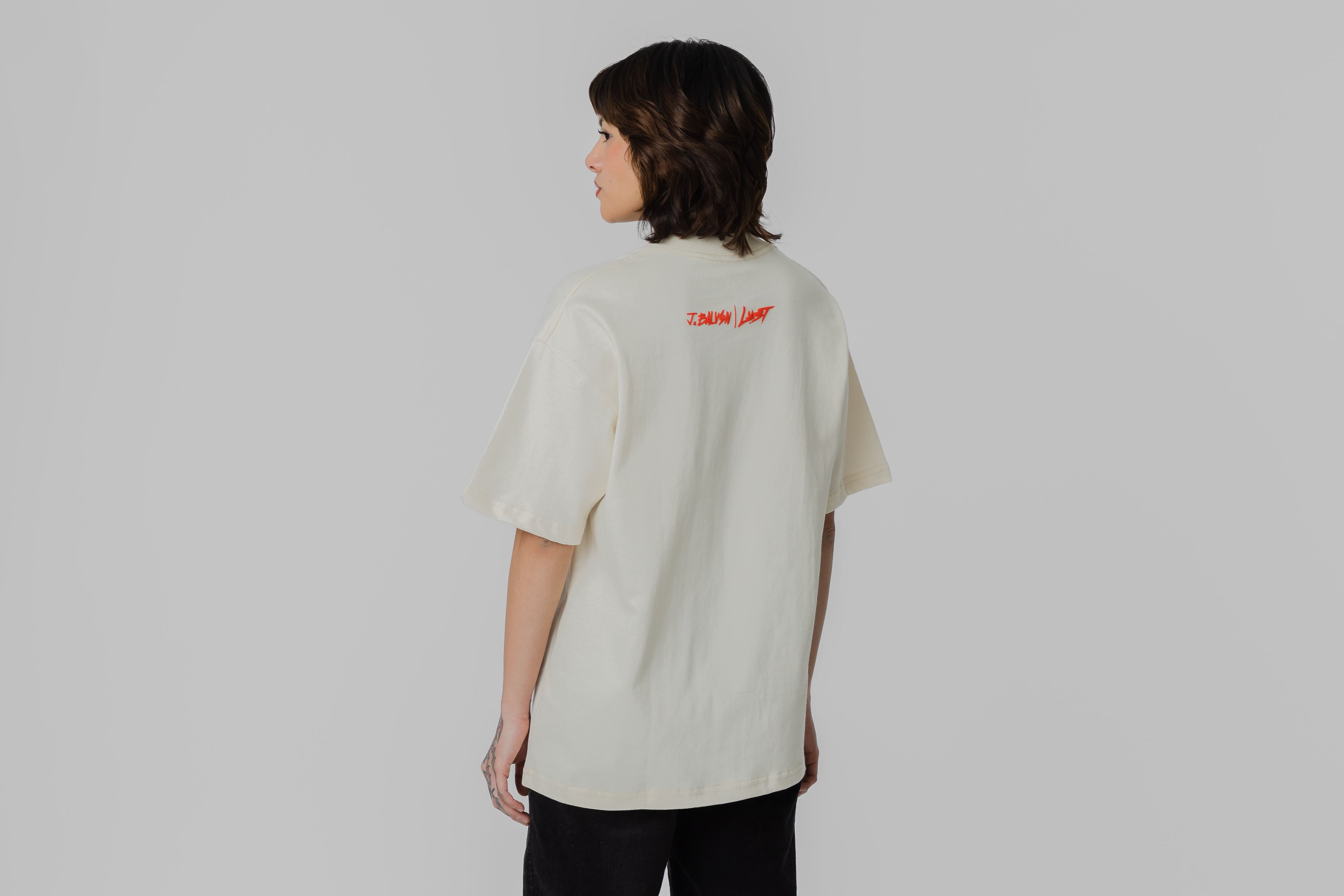 J Balvin x Lust Latino Gang Tee 'Off White' - Lust México