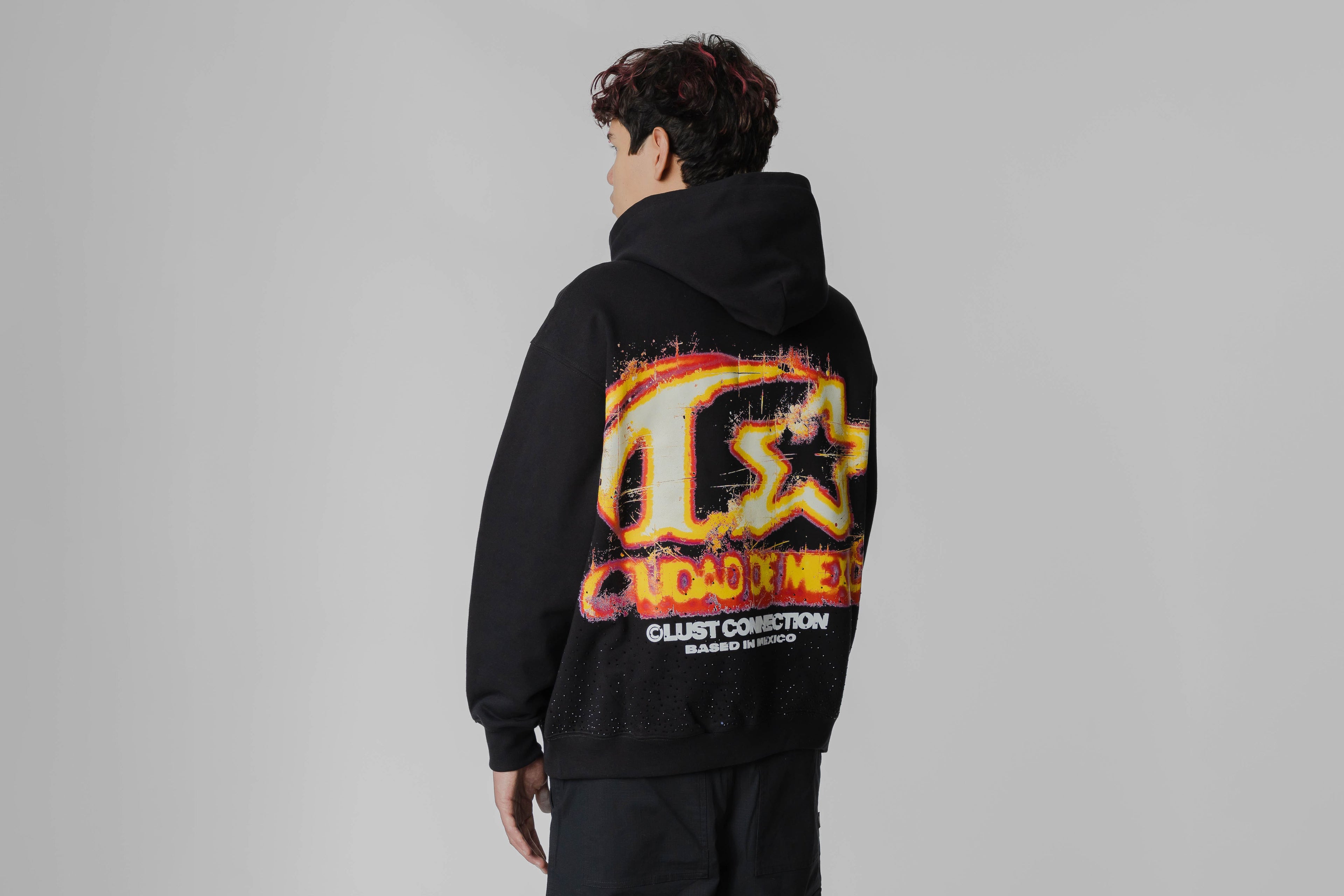 Lust Brand Angels Don't Pray Hoodie - LBANDPHOO-BLK - Lust México