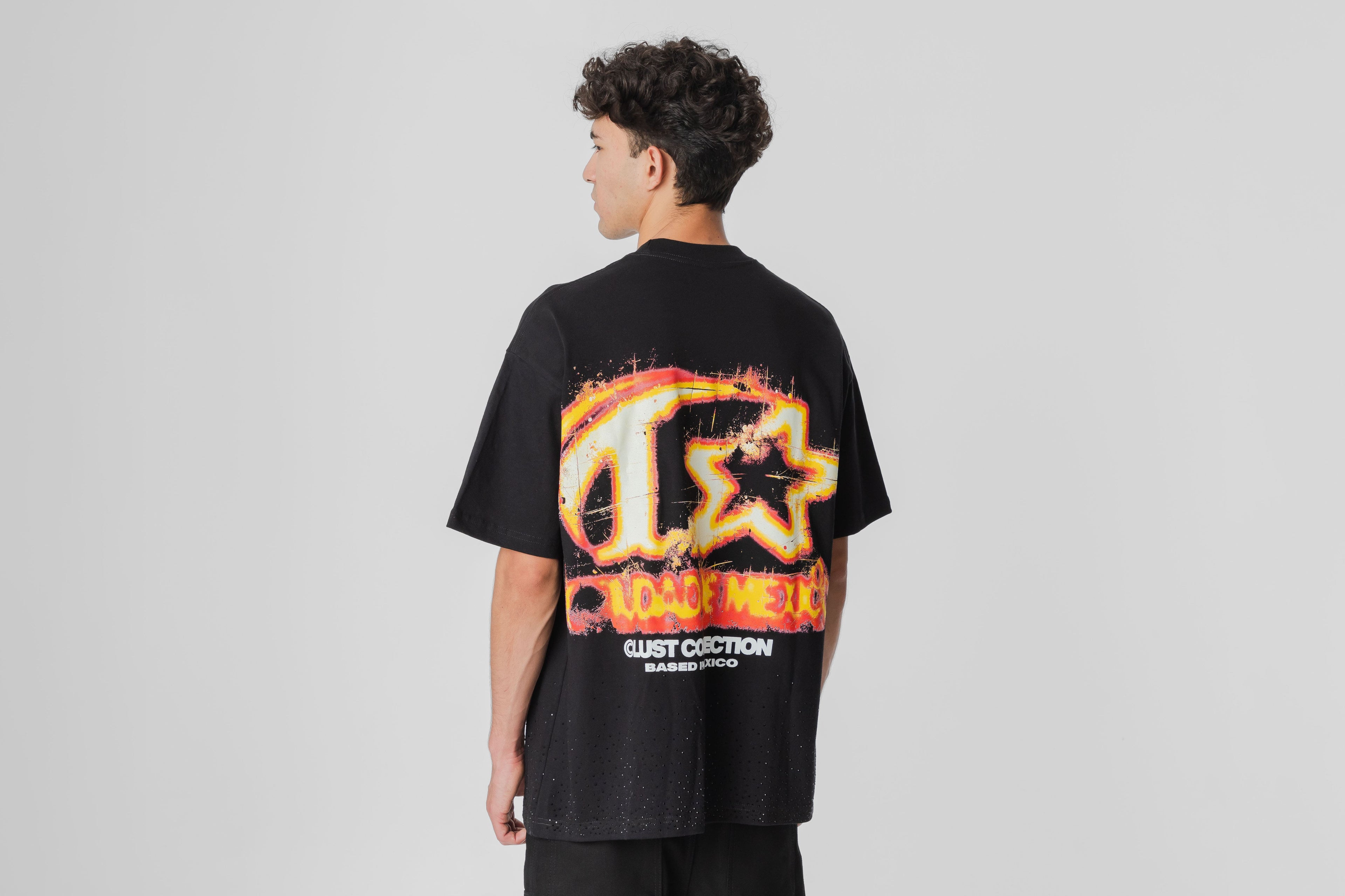 Lust Brand Angels Dont Pray Tee  - LBANDPTEE-BLK