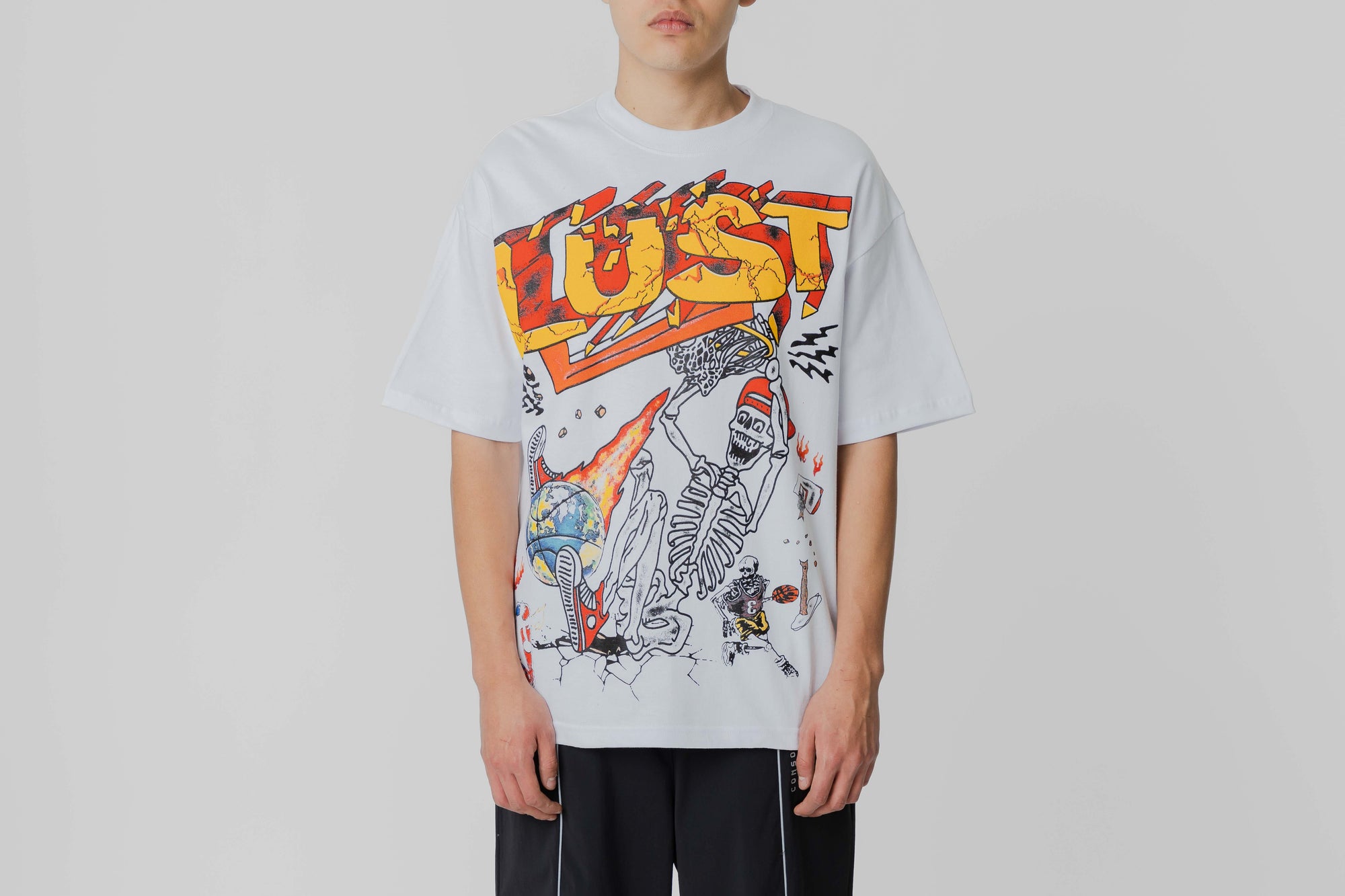 Lust Brand Basketball SS Tee 'White'