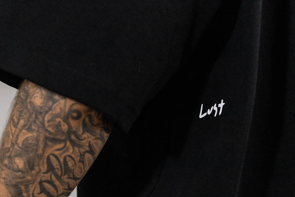 Lust Daily Essentials Minilogo Back Tee 'Black' - [sku] - Lust México