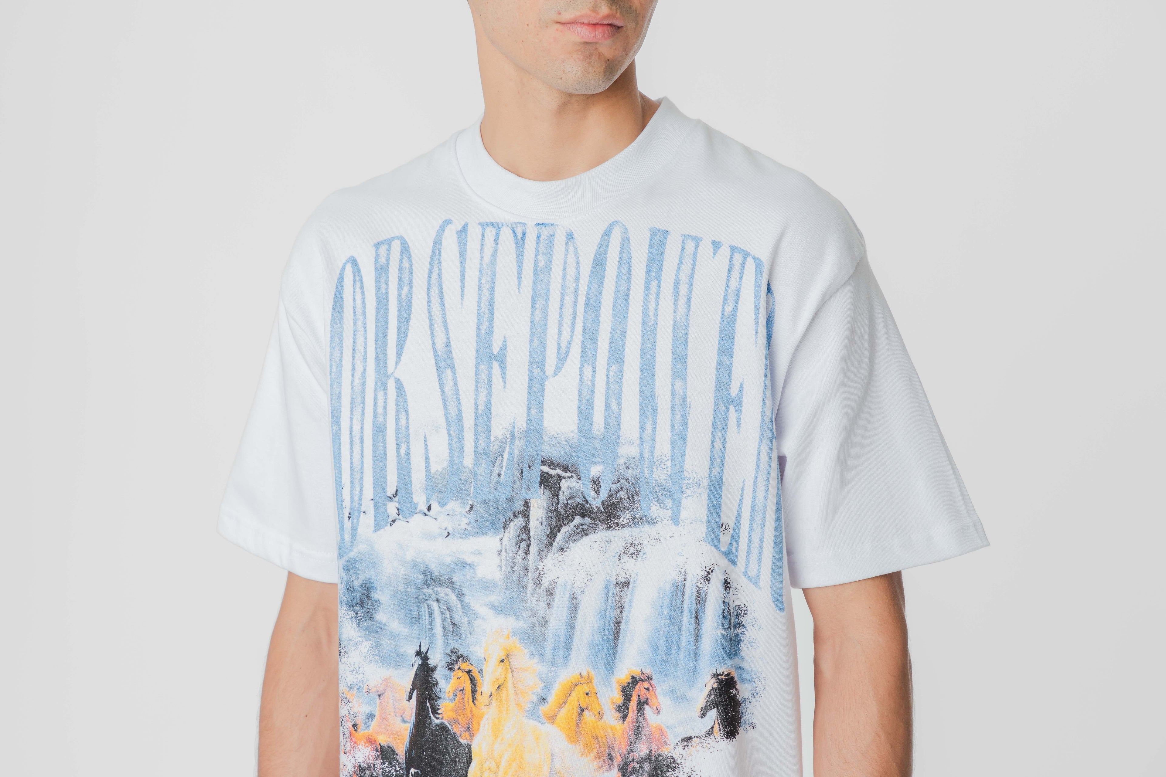 Lust Brand Horse Power Tee - LBHRSPWRT-WHT