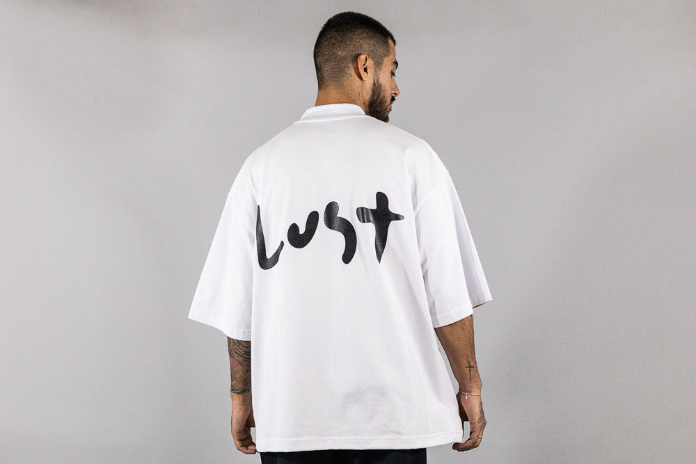 Lust Brand Handwritten Tee 'White' - [sku] - Lust México