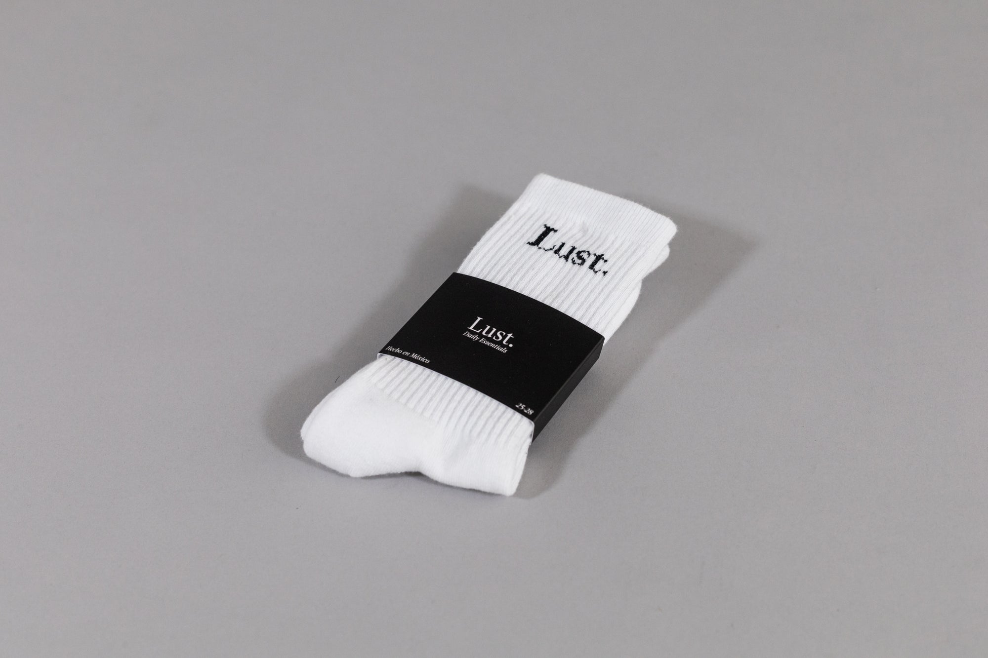 Lust Logo Socks 'White' - [sku] - Lust México