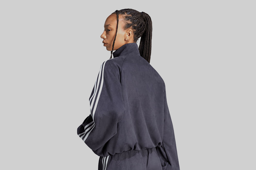 Women's adidas Adilenium 6 Faux Suede Track Top - LH1919 - Lust México