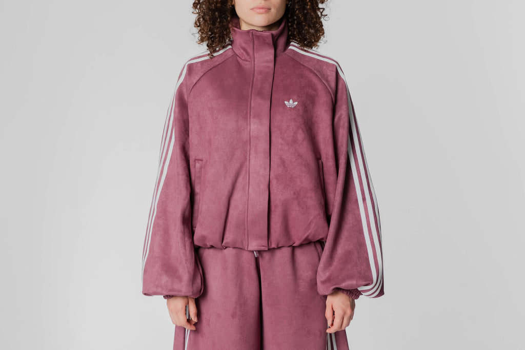 Women's adidas Adilenium 6 Faux Suede Track Top - LH1920 - Lust México