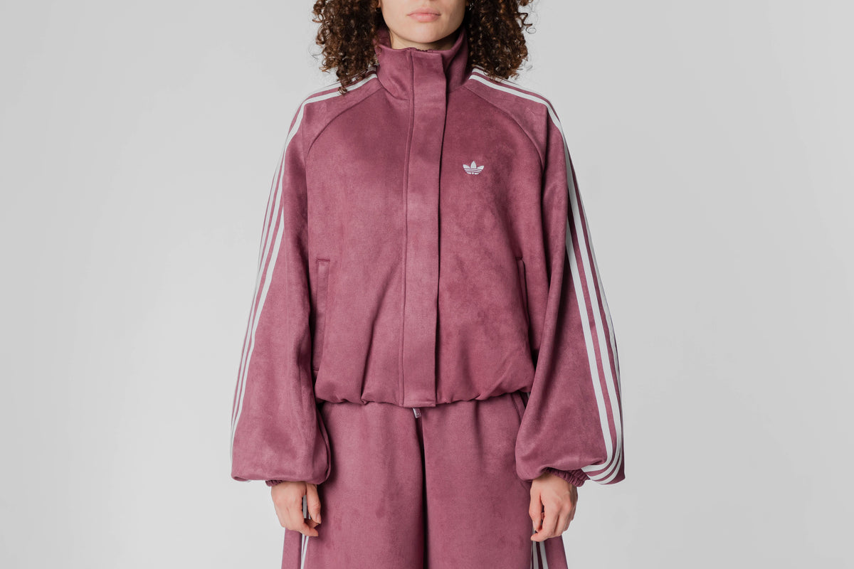 Women's adidas Adilenium 6 Faux Suede Track Top - LH1920 - Lust México