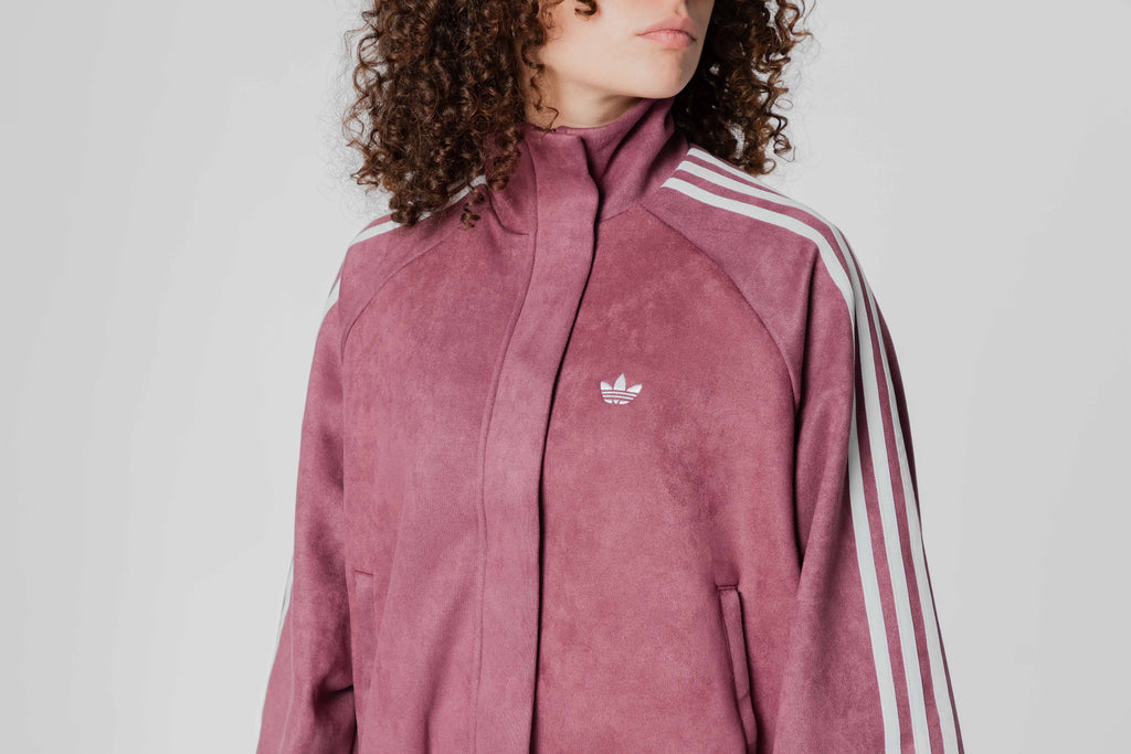 Women's adidas Adilenium 6 Faux Suede Track Top - LH1920 - Lust México